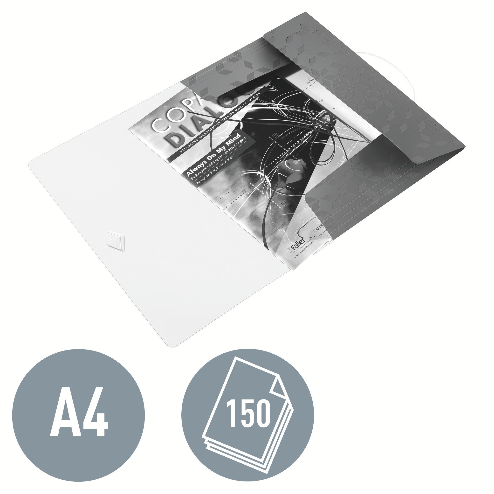 LEITZ Fächermappe Eckspannermappe WOW 45990026 DIN A4 3 Klappen PP rot