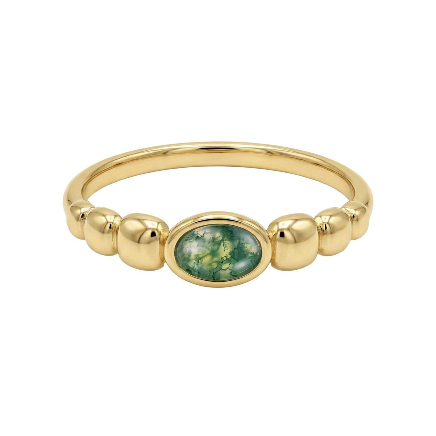 Noelani Silberring Noelani Ring für Damen, Silber 925, Achat (Ring, 1-tlg)