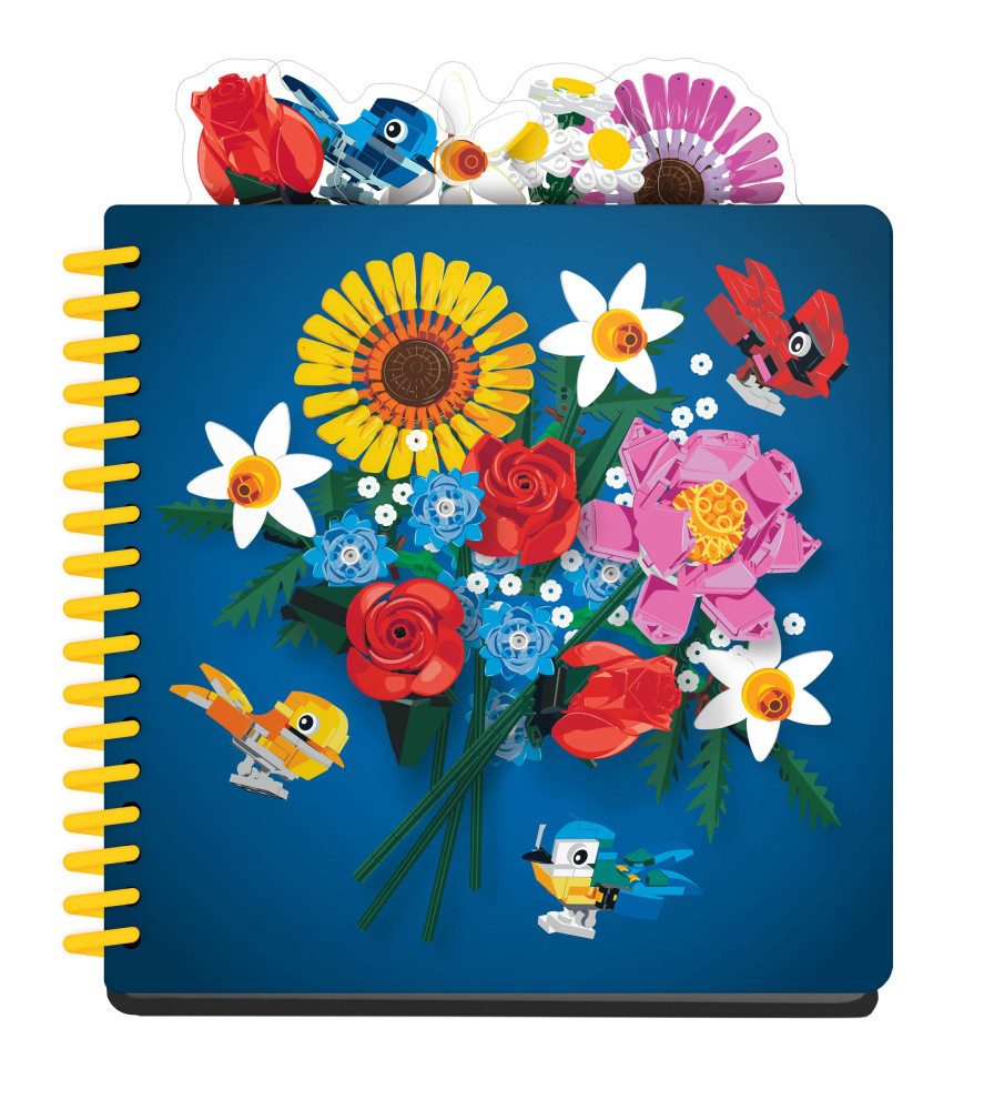 Joy Toy Notizbuch LEGO Icon Tab-Notizbuch Botanicals