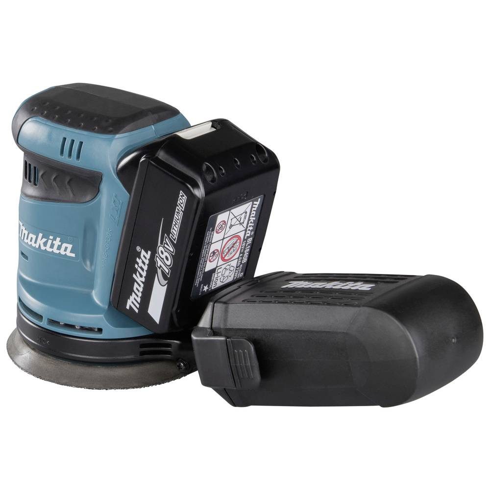 Makita Exzenterschleifer Akku-Exzenterschleifer 18V DBO180RTJ, inkl. 2. Akku, inkl. Ladegerät