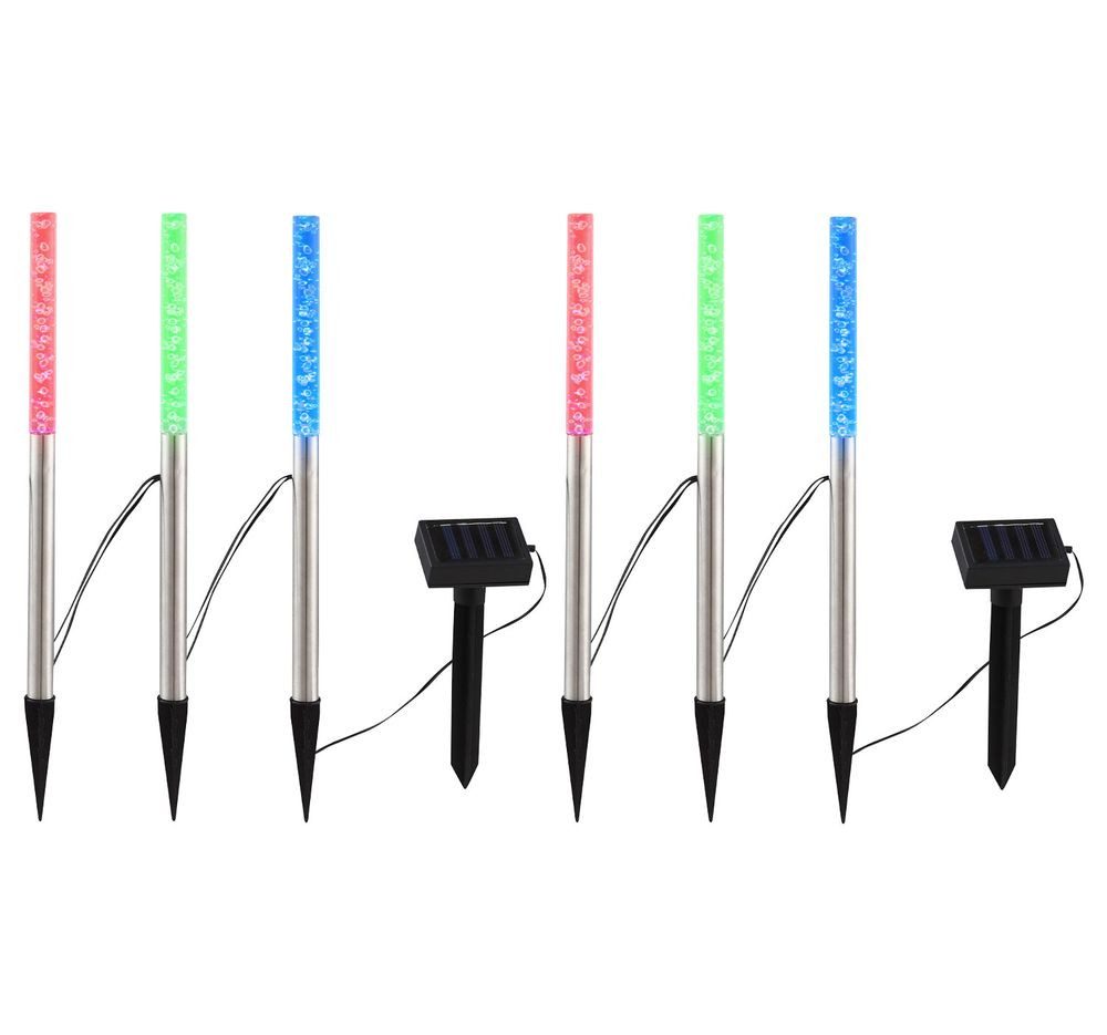 etc-shop LED Solarleuchte, LED-Leuchtmittel fest verbaut, günstig online kaufen