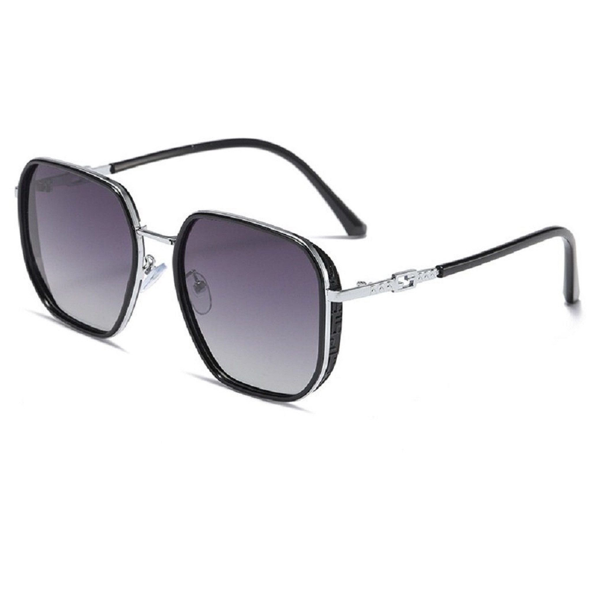 wohnTRAUM24 Sonnenbrille Sonnenbrille Damen Transparente Farbverlauf UV400 Schutz Blendschutz Übergroß Polarisiert Sonnenbrille Damen Für Outdoor Reisen Fahren