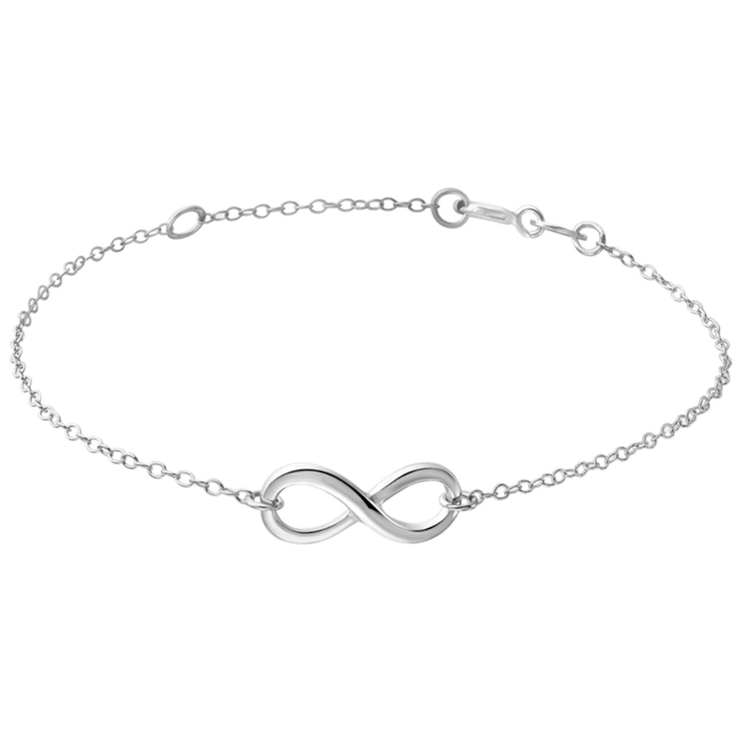LUCARDI Kettenanhänger Armband - 925 Silber - Silber - Damen