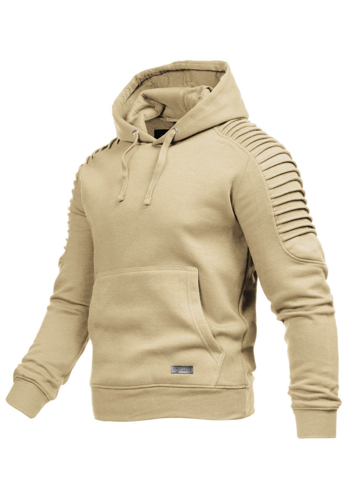 Beige Optik Alessandro ASBikr Hoodie Salvarini Biker in