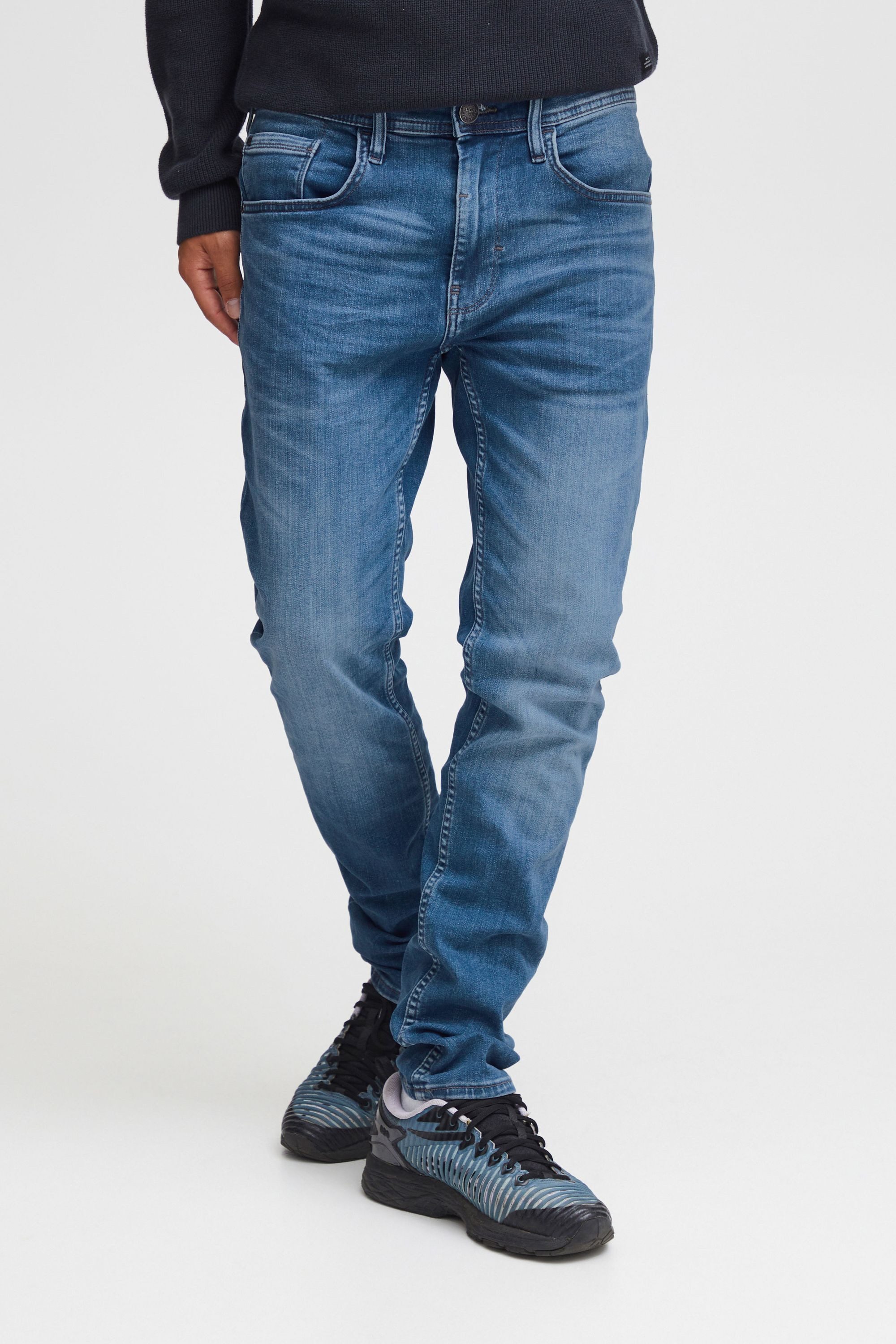 Blend 5-Pocket-Jeans BHJet Modische Slim-Fit-Jeans mit niedriger Bundhöhe und schmalem Bein