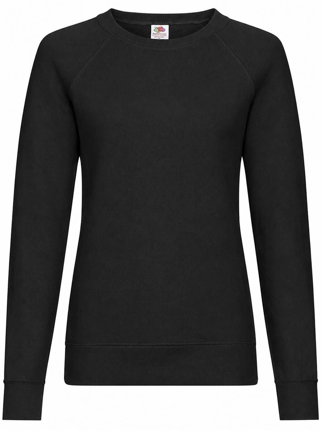 Fruit of the Loom Sweatshirt Lady-Fit Lightweight Raglan Sweatshirt / Pullover