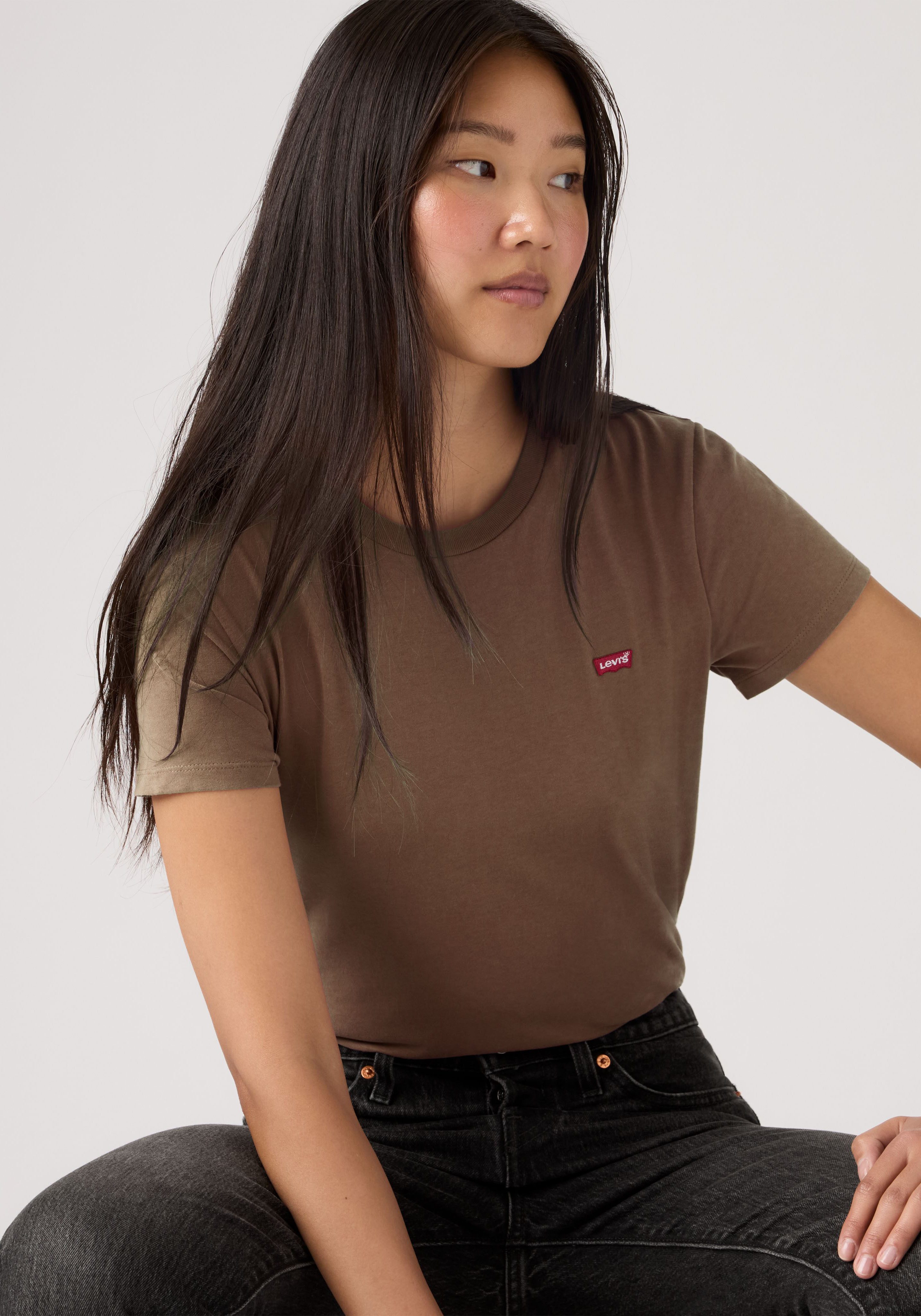 Levi's® T-Shirt TEE Minilogo mit kleiner Logostickerei
