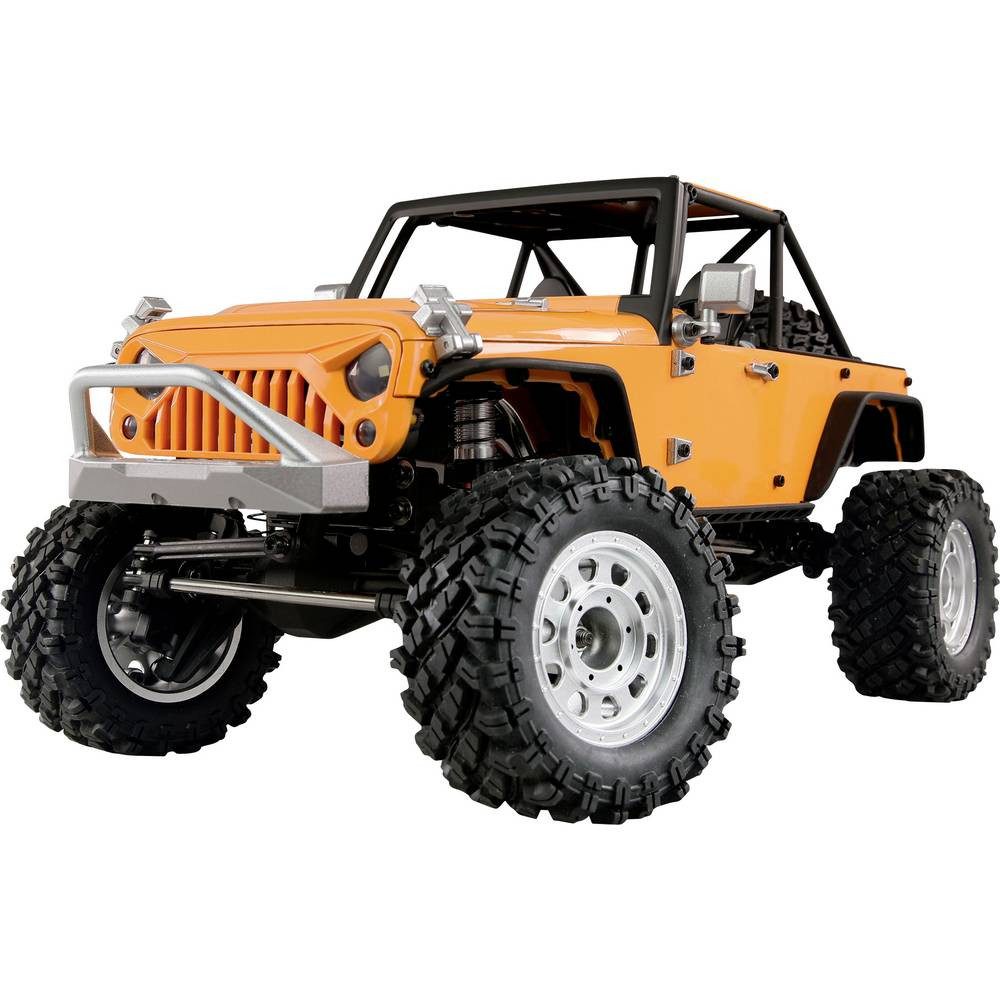 Amewi Modellauto Hyper Go SC+ Scale Crawler FOC Brushless 1:12 RC Einsteiger Modellauto, mit Lichteffekt