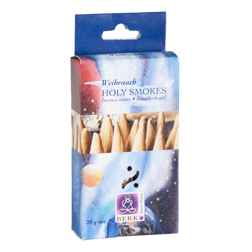 Berk Räucherspäne Holy Smokes - Weihrauch Räucherkegel 20g