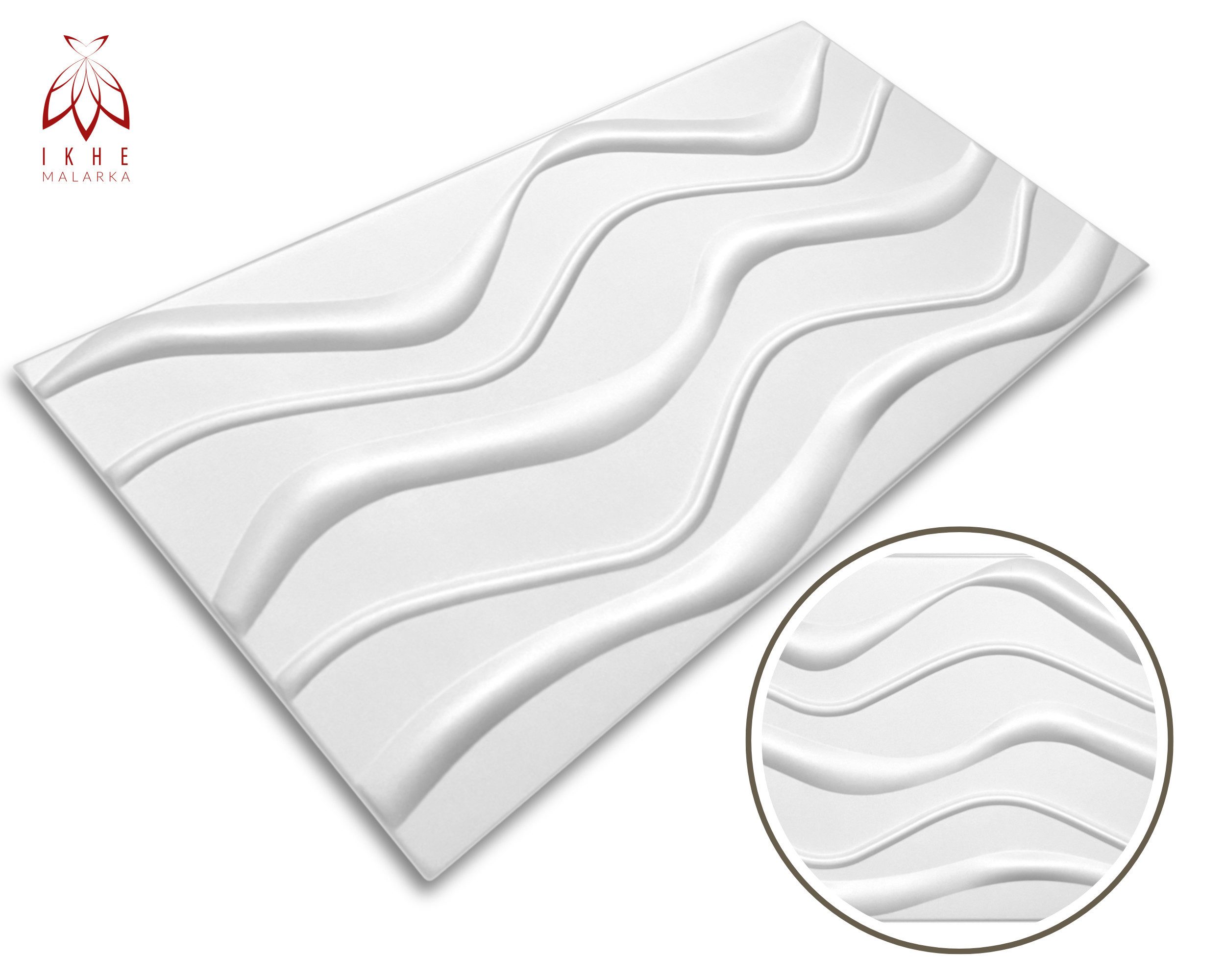IKHEMalarka 3D Wandpaneel Big Wave Deckenpaneele günstig online kaufen
