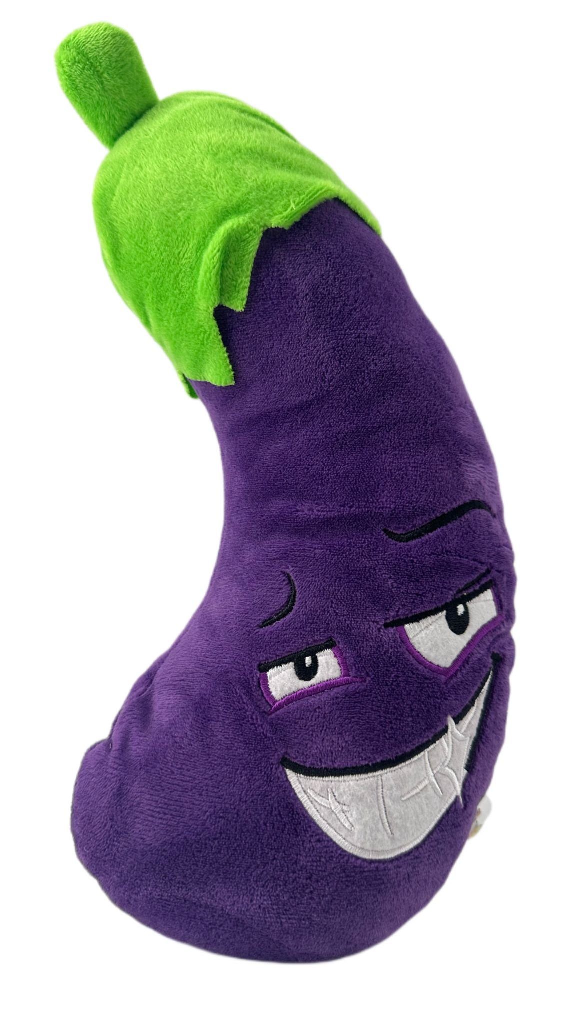 Kuscheltier Plüschtier Boba Aubergine Kuscheltier Gemüse 18 cm Kaufladenzubehör