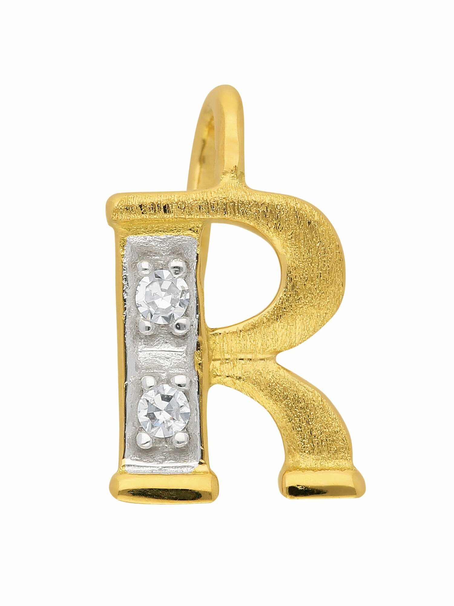 Diamant, 585 mit für Diamant Buchstabenanhänger Adelia´s Buchstabenanhänger Gold & Goldschmuck mit Herren Damen