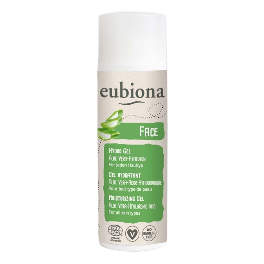 eubiona Gesichtsgel Hydro Gel - Aloe Vera-Hyaluron 50ml