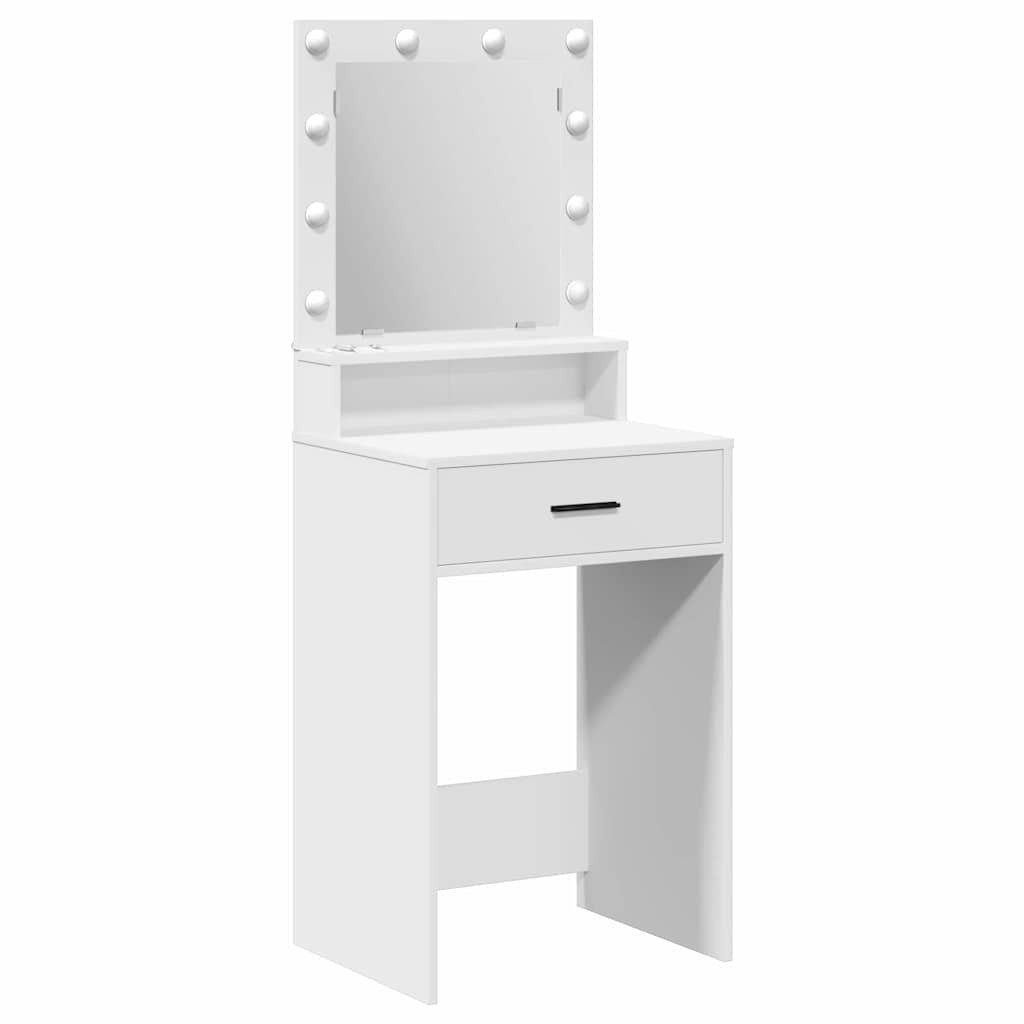 vidaXL Schminktisch Schminktisch mit Schubladen Weiß 50 x 41 x 135 cm Holzw günstig online kaufen
