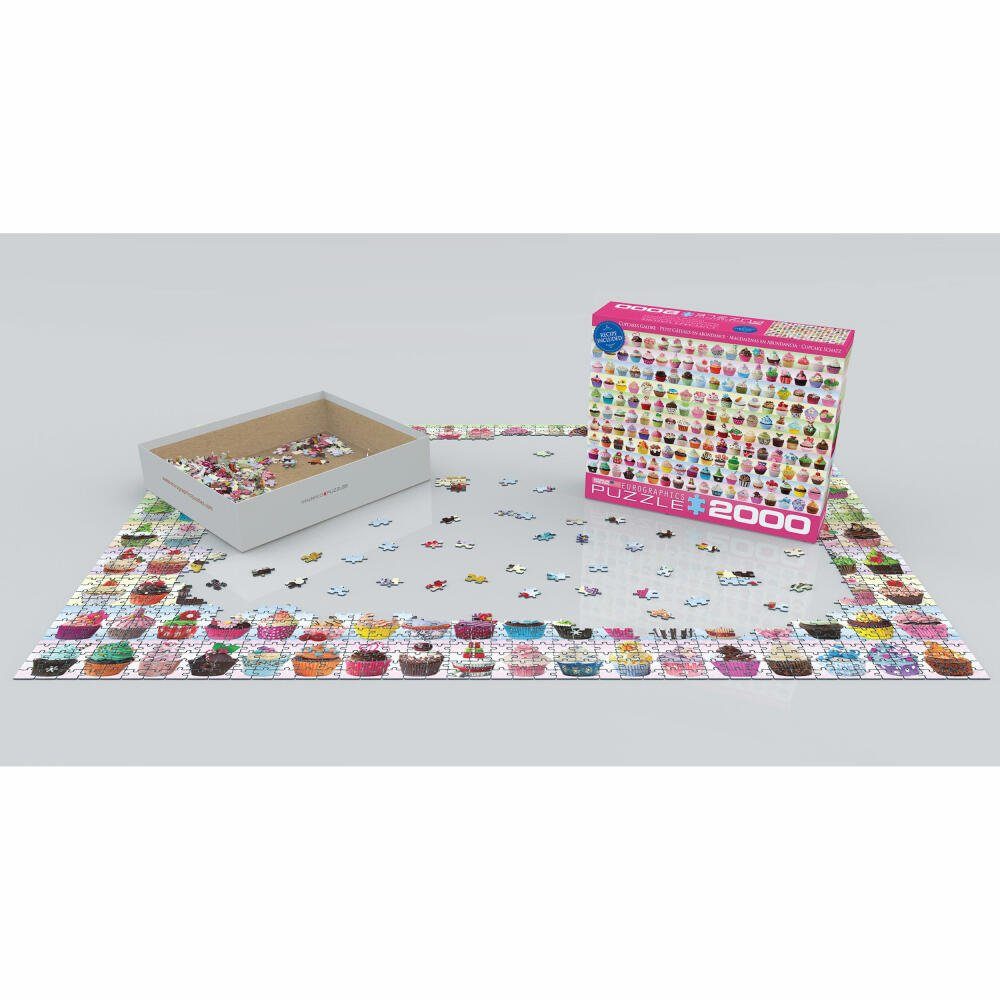 2000 EUROGRAPHICS Schatz, Puzzle Puzzleteile Cupcake