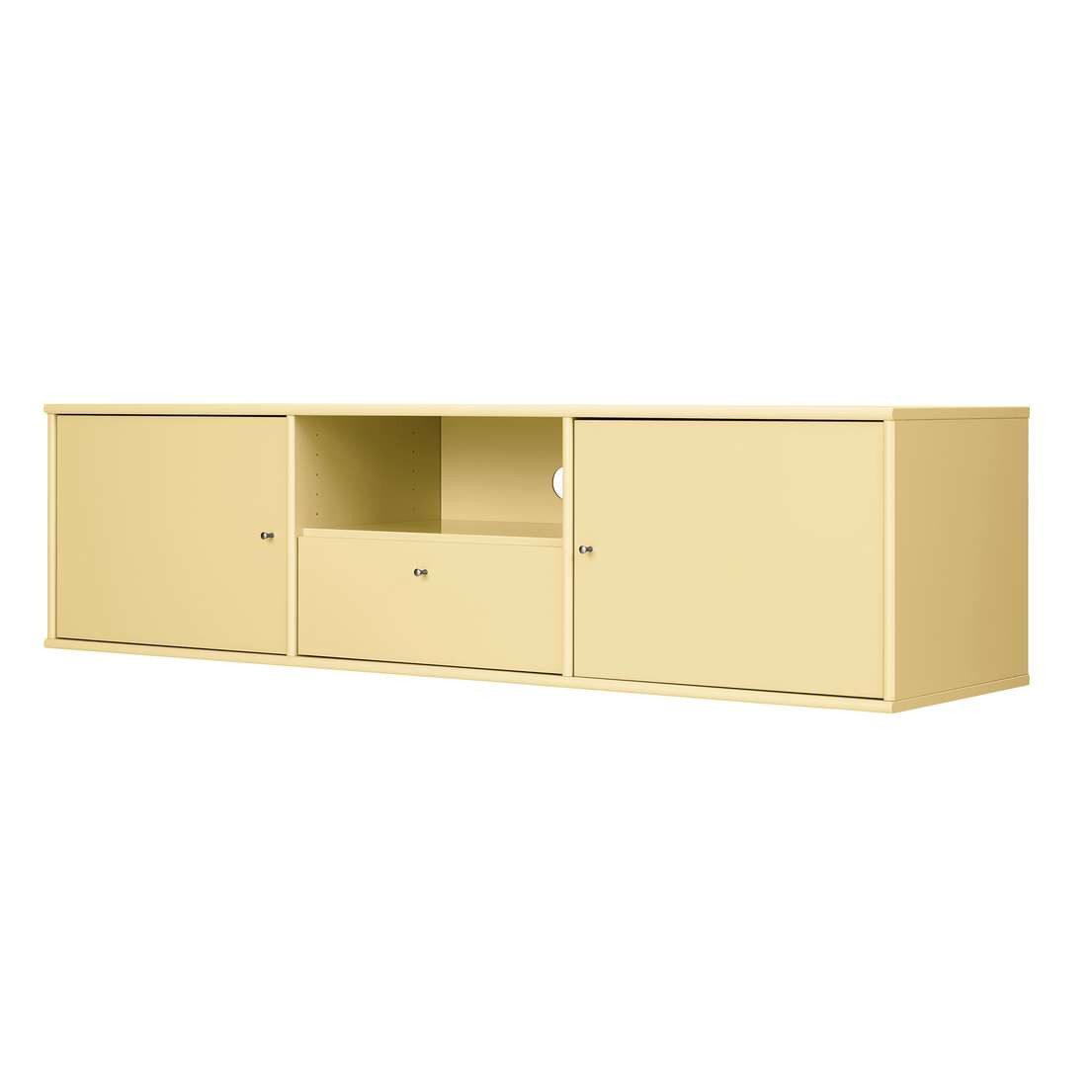 Hammel Furniture TV-Board Mistral Fernsehschrank, Medienmöbel, Hängend, Türen mit Akustikstoff, Schublade, Lowboard, B: 161,5 cm