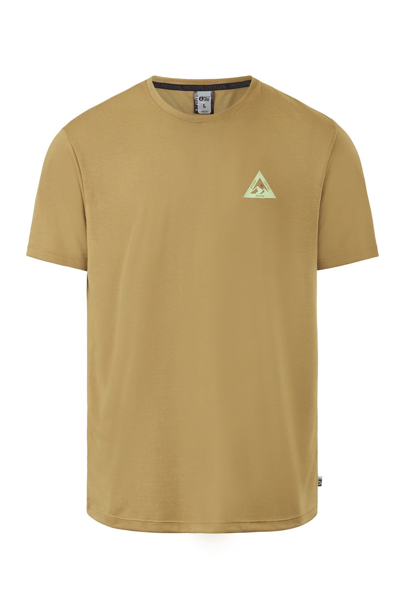 Picture T-Shirt Picture M Timont Short-sleeve Urban Tech Tee Dull Gold