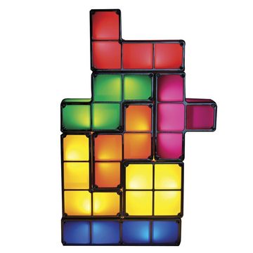 Goods+Gadgets LED Schreibtischlampe Tetris-Lampe, Retro Deko Tisch-Leuchte