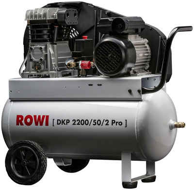 ROWI Kompressor DKP 2200/50/2 Pro, 2200 W, max. 10 bar, 50 l, Packung