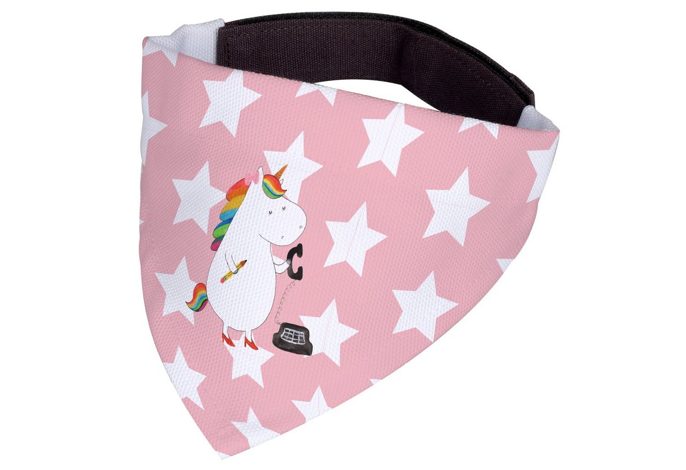 Thumbnail - Mr. & Mrs. Panda Hundefliege Einhorn Sekretärin - Rot Pastell - Geschenk, Steuerkanzlei, Bürokraft, Polyester, Verschied...