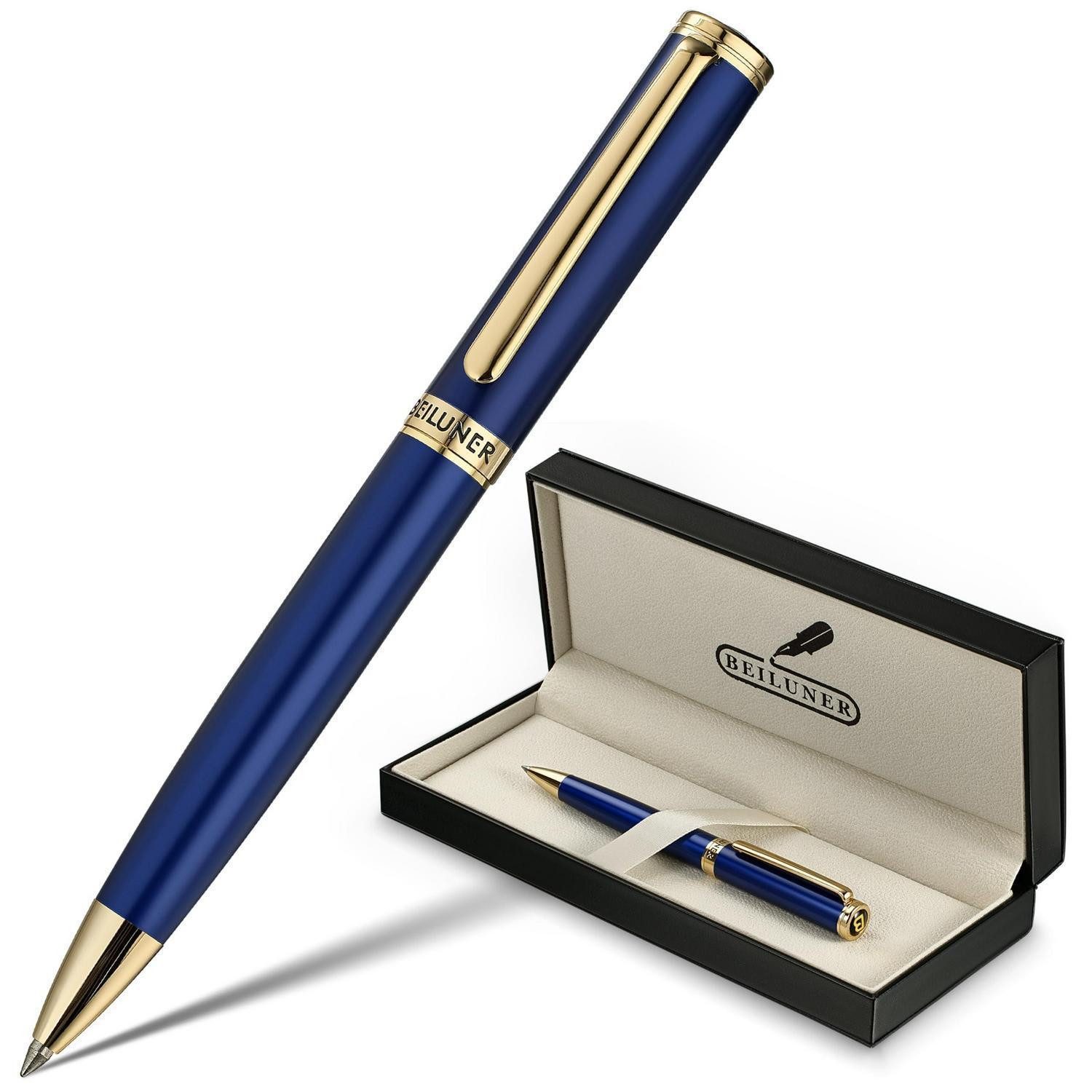 LuxusKollektion Gelroller Gel-Stift Blaulack 24K Goldfinish Luxus