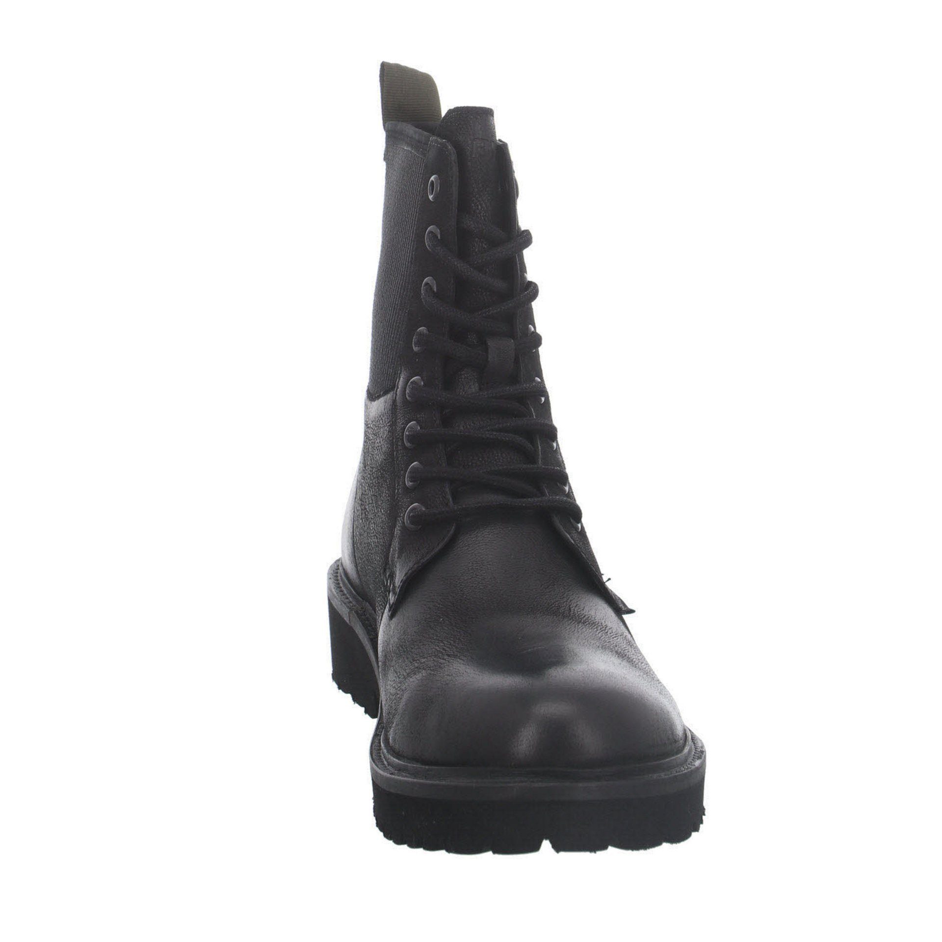Schuhe Stiefeletten Blauer.USA Iron 01 Boots Leder-/Textilkombination uni Ankleboots