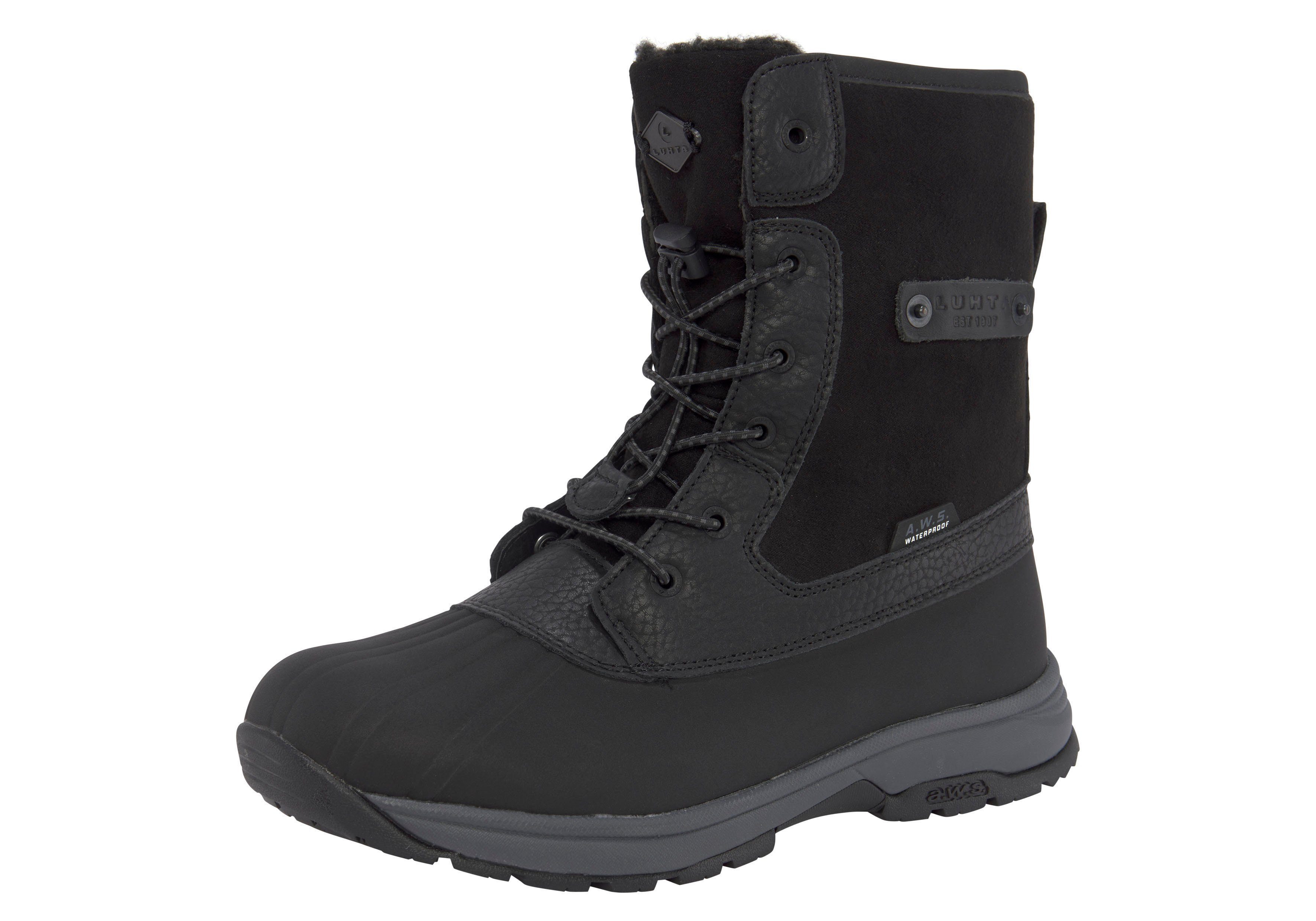 schwarz Winterboots Luhta MS TUTTU Warmfutter