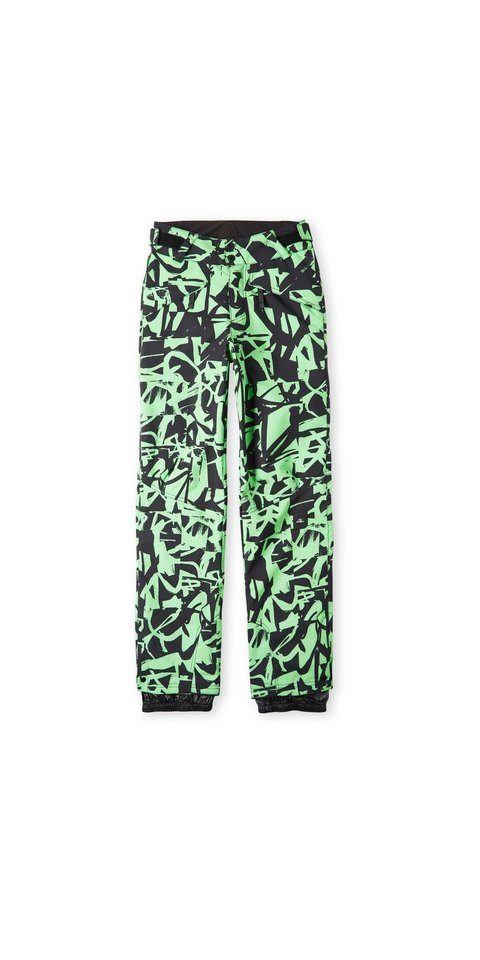 O'Neill Skihose HAMMER PRINTED PANTS Green Scribble