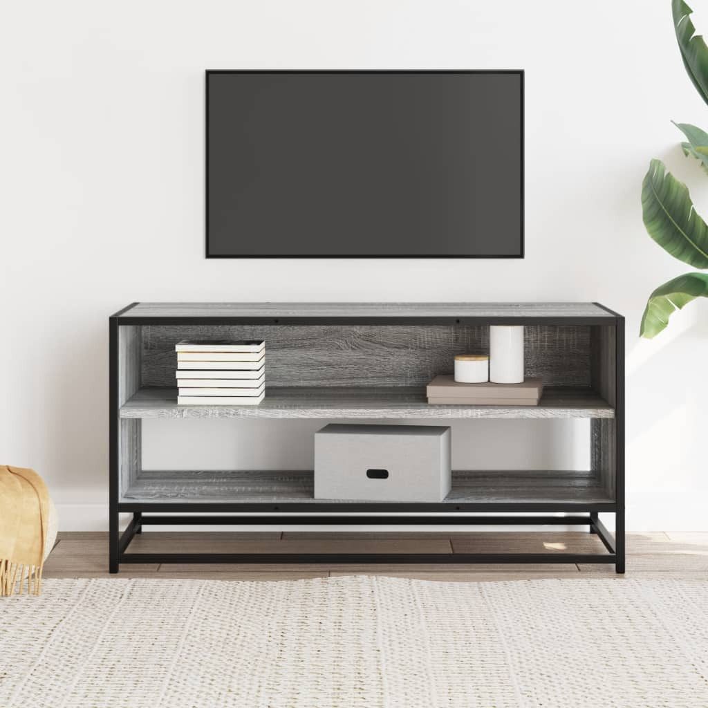 vidaXL TV-Schrank TV-Schrank Grau Sonoma 91x40x46 günstig online kaufen