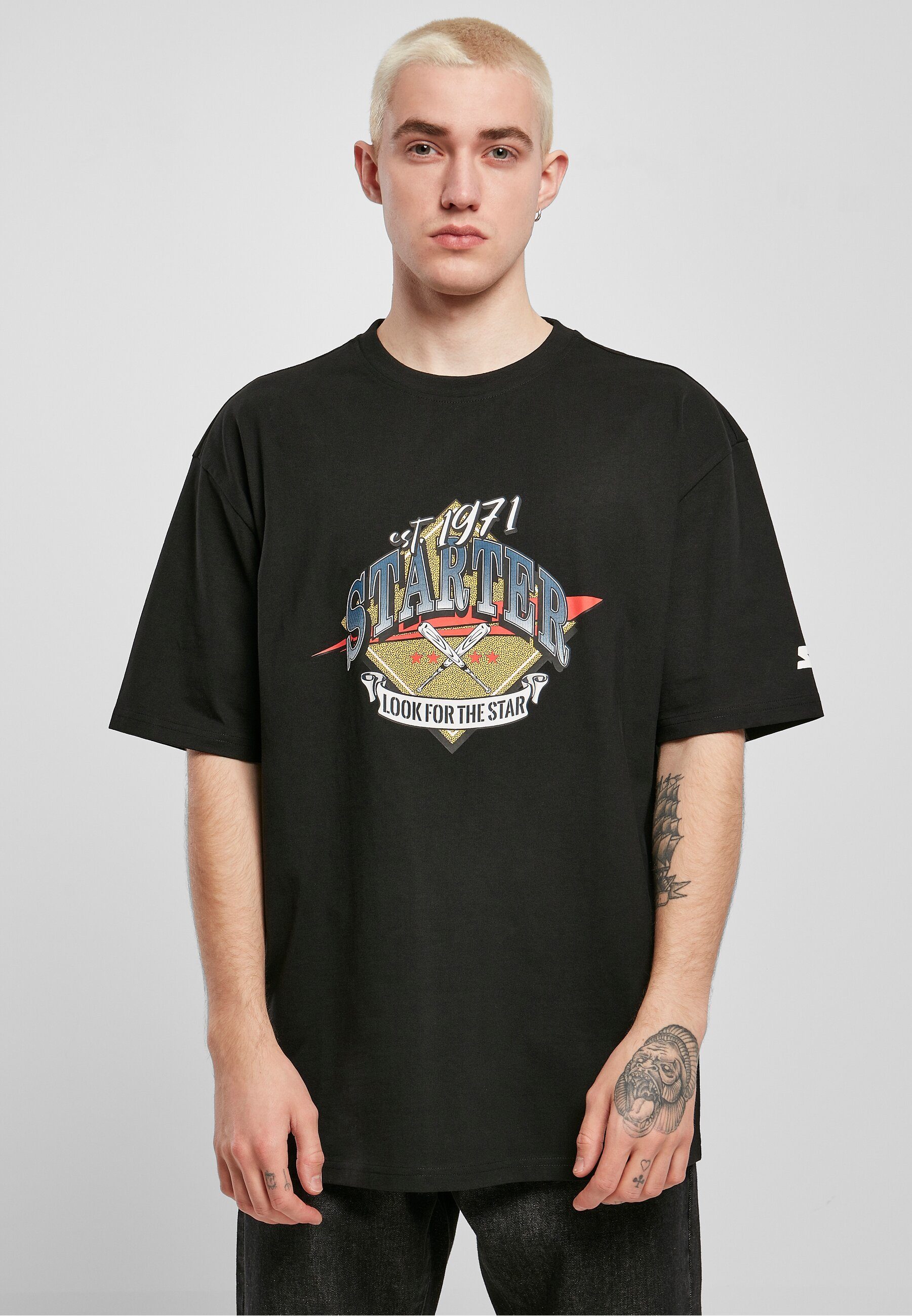 Starter Black Baseball Label Herren Heritage Tee Starter T-Shirt (1-tlg)