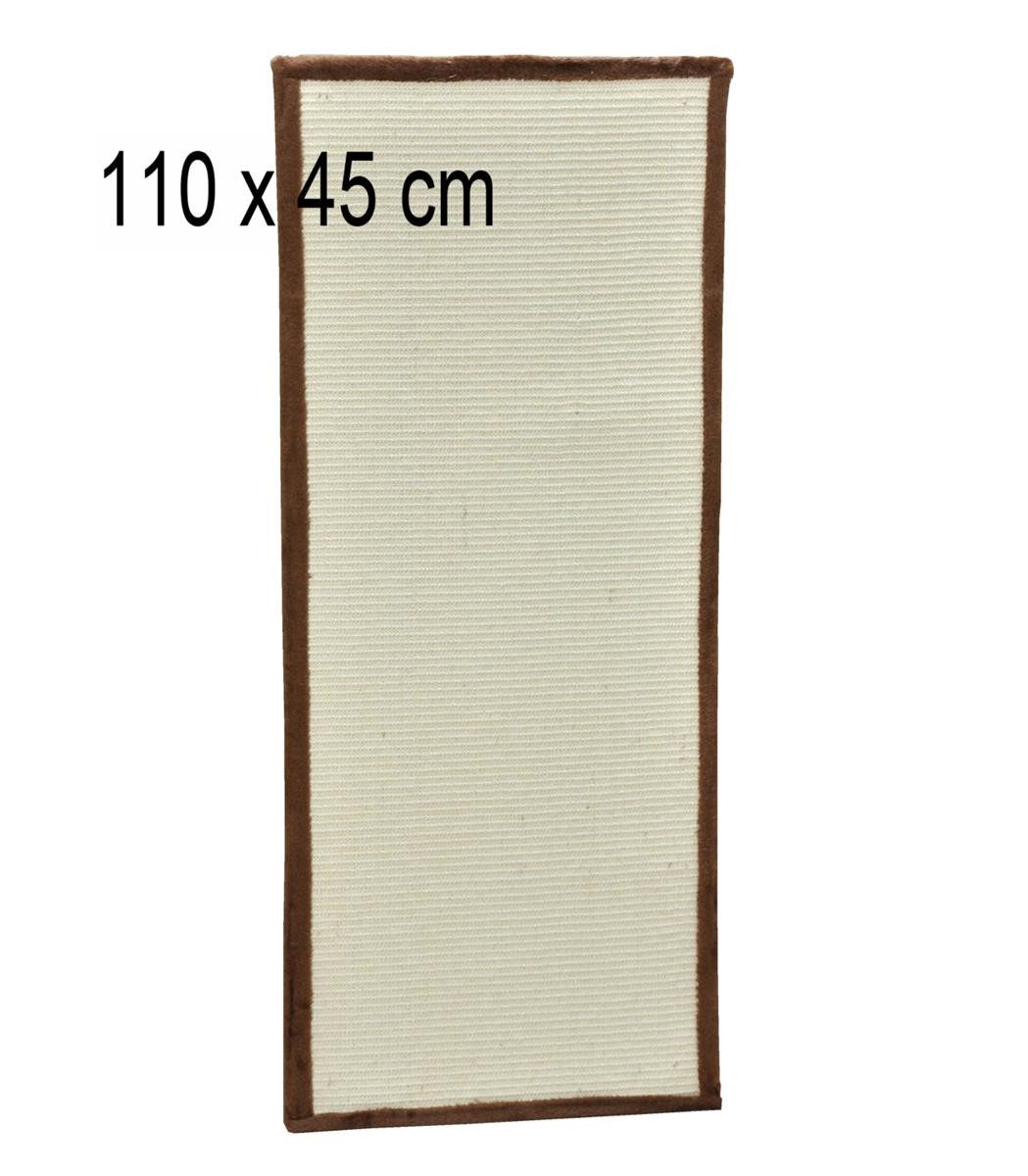 nanook Kratzbaum Riesiges Sisal Kratzbrett Kratzmatte 110 x 45 cm
