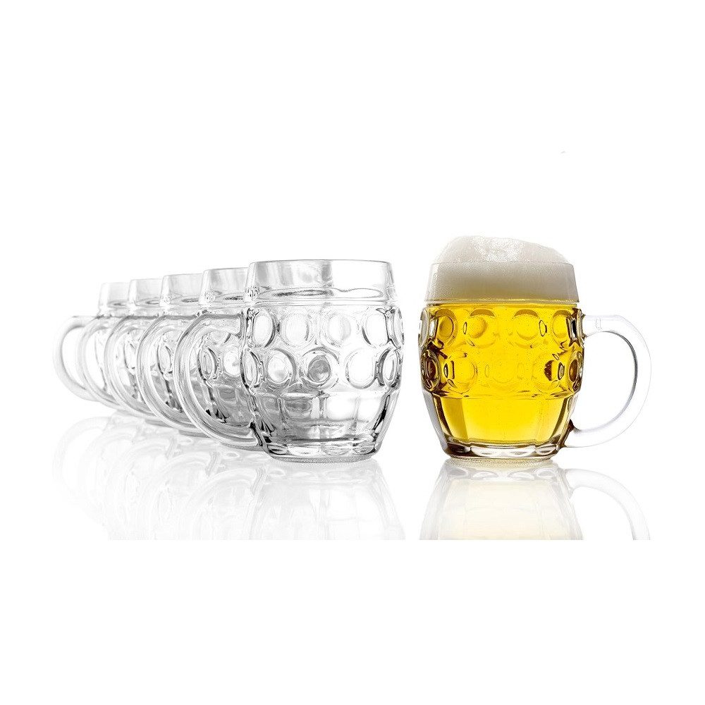 Stölzle-Oberglas Bierglas Stölzle Oberglas Tübinger Bierkrug 0,3 l 6er Set, Kristallglas