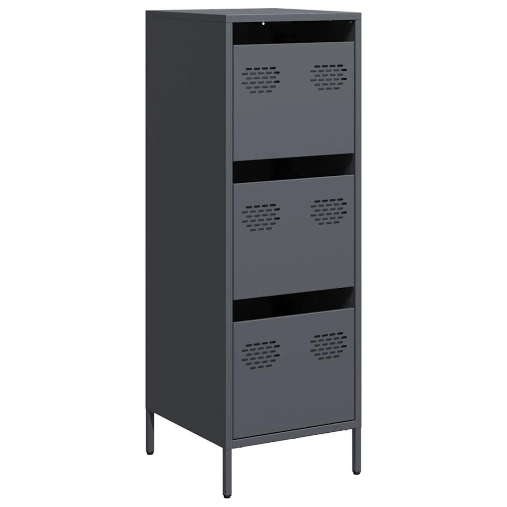 vidaXL Highboard Highboard Anthrazit 39x35x103,5 cm Stahl (1 St) günstig online kaufen
