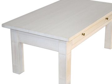 Casamia Couchtisch Couchtisch Wohnzimmer-Tisch 120x70cm Massivholz Duett Pinie massiv