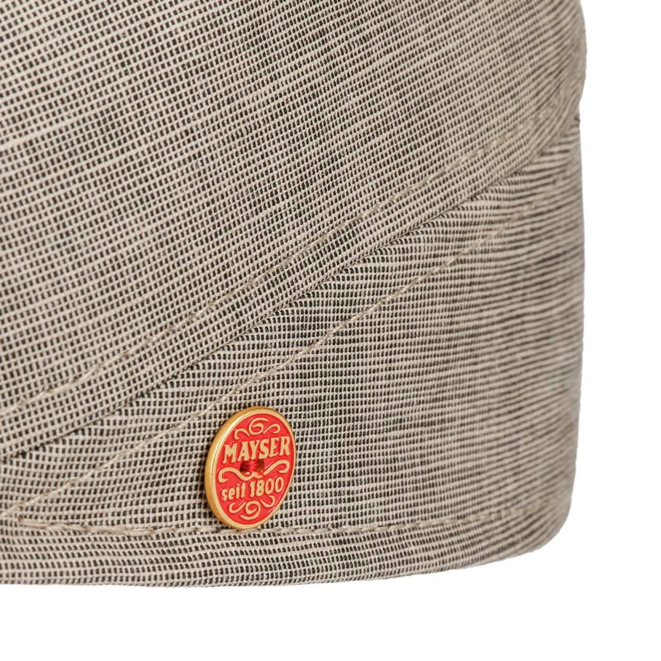 Mayser Flat Cap (1-St) Baumwollcap mit Schirm, Made in the EU