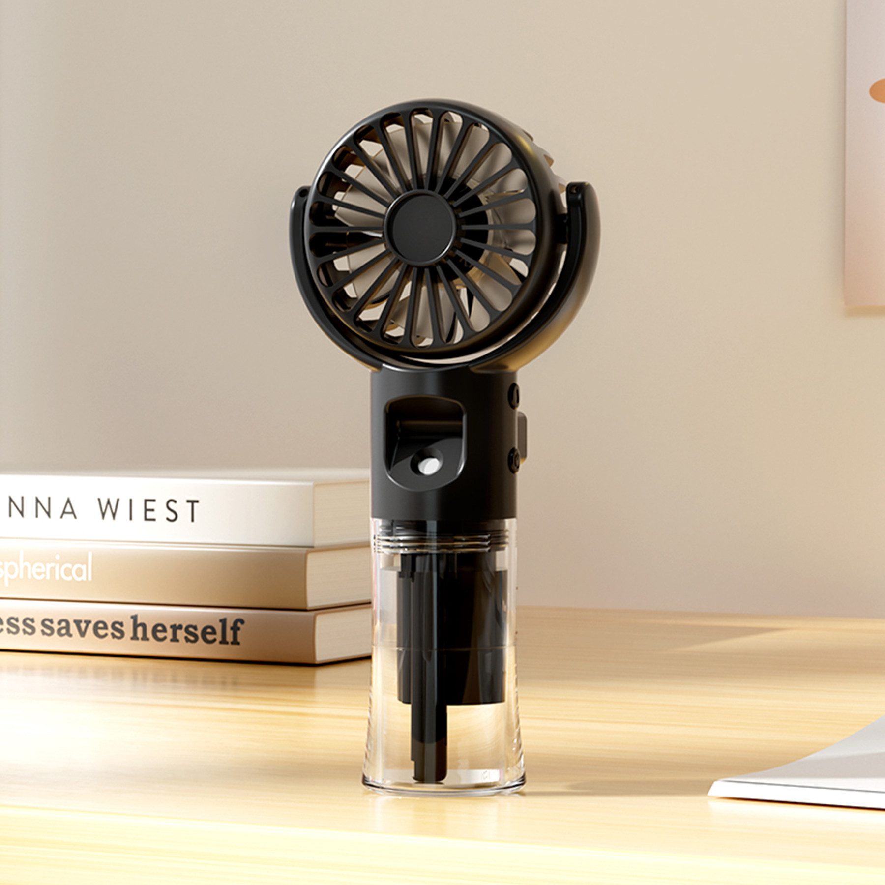 Senmudi Mini USB-Ventilator Handventilator Mit Wassernebel, Tragbarer USB W günstig online kaufen