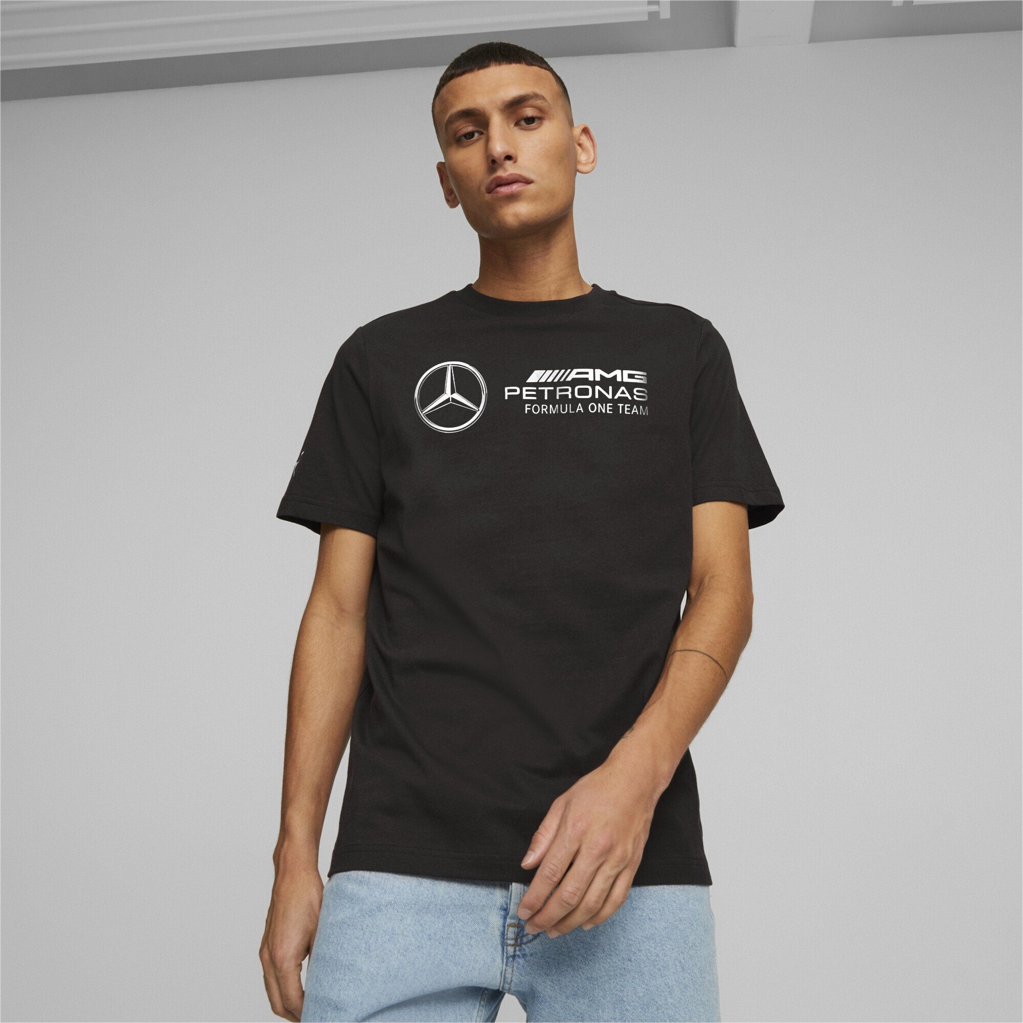 Motorsport Black T-Shirt Mercedes-AMG PETRONAS Herren PUMA T-Shirt