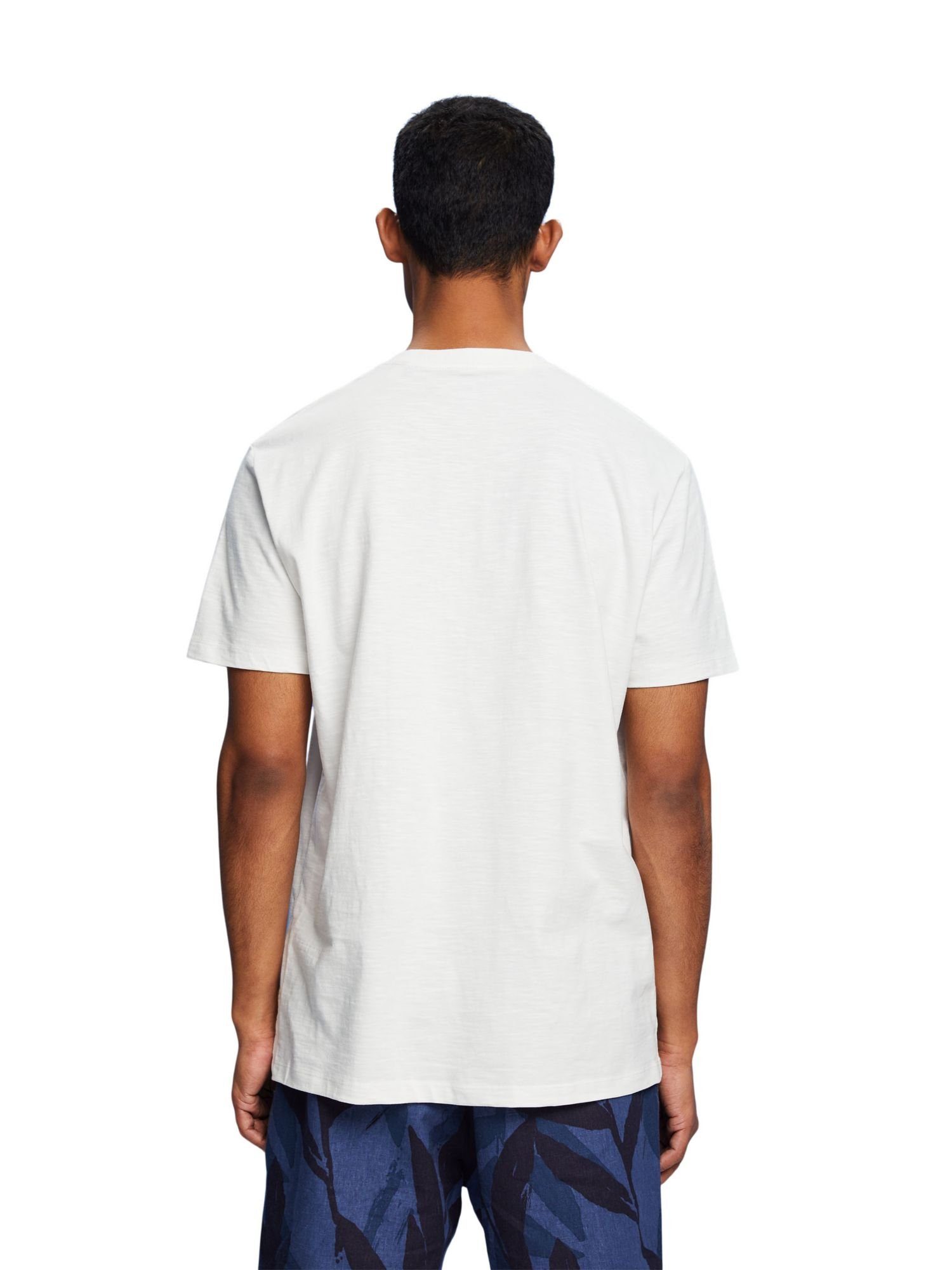 T-Shirt Esprit aus Baumwolle ICE Henley-T-Shirt (1-tlg)