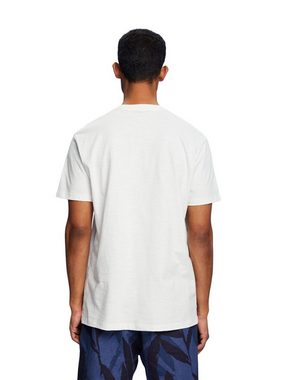 Esprit T-Shirt Henley-T-Shirt aus Baumwolle (1-tlg)