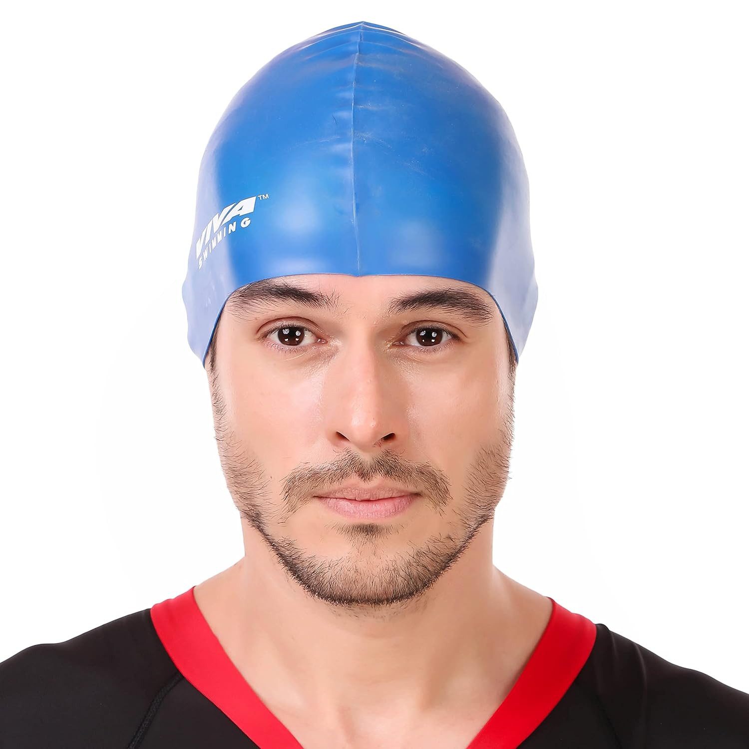 Vector X Badekappe Viva Sports Badekappe Für Männer und Jungen, Material: Silikon (Verkaufspaket: 1 Badekappe), Langlebigkeit und eine bequeme Passform für Männer und Jungen