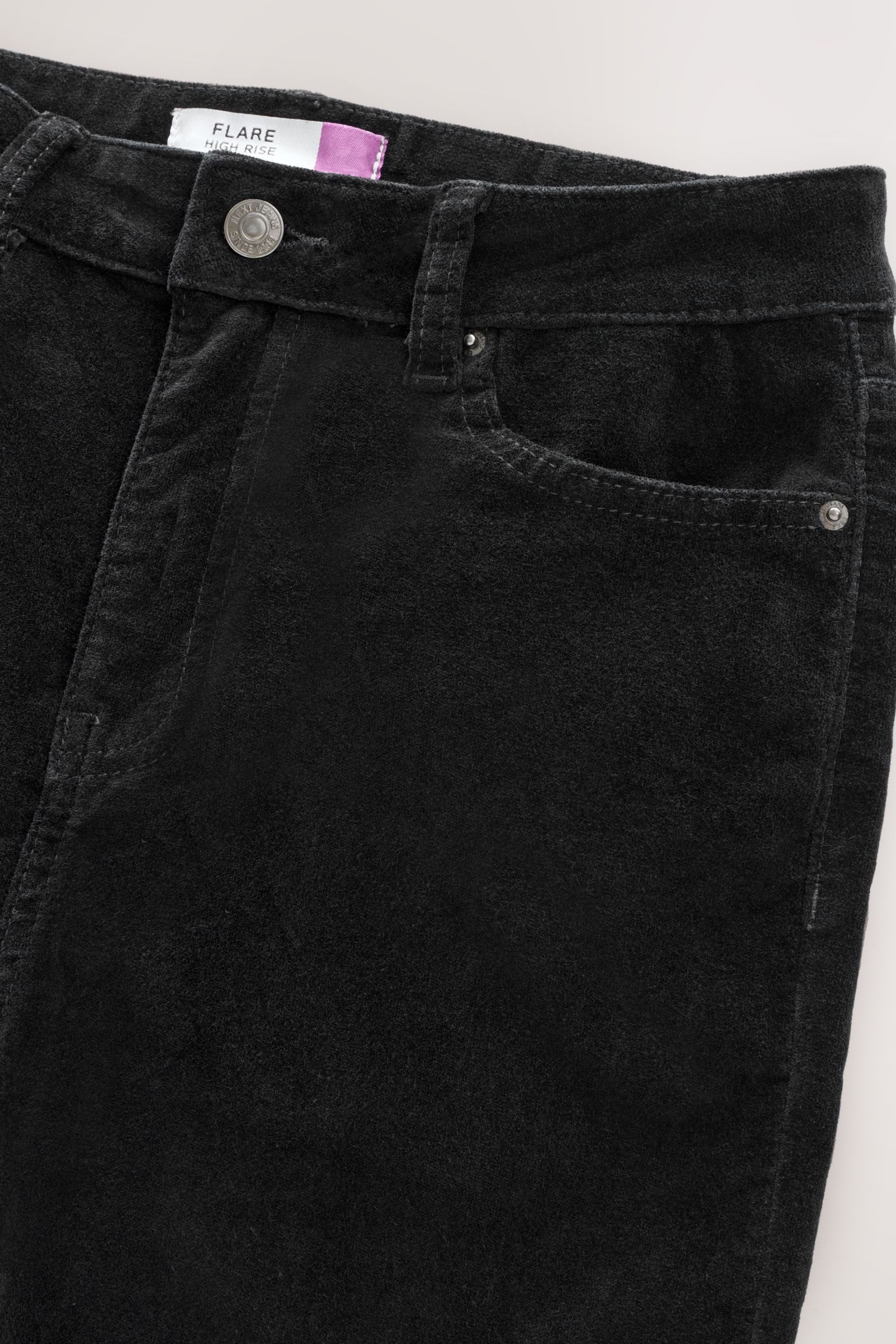 Next Schlagjeans Hochbund-Schlagjeans aus Cord, Kurzgröße (1-tlg) günstig online kaufen