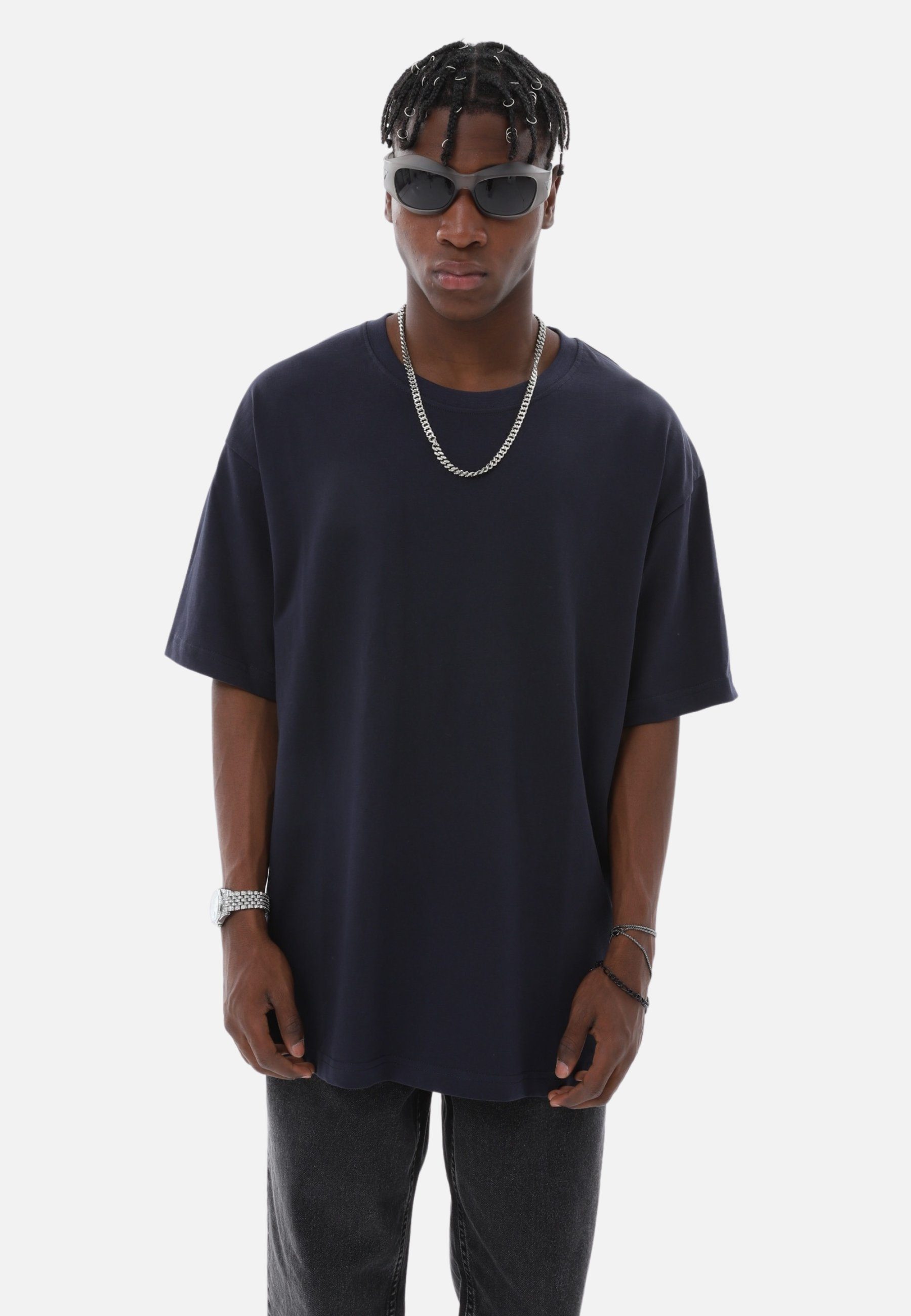 COFI Casuals T-Shirt - Oversize T-Shirt - Heavy Weight Basic Shirt (1-tlg) günstig online kaufen