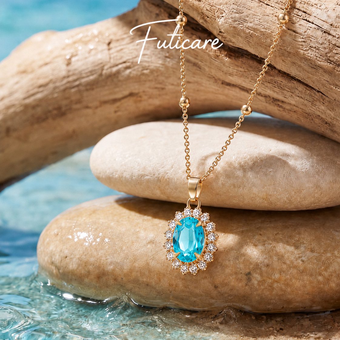 Futicare Quarzuhr Damen-Schmuckset mit Armbanduhr, Halskette, Armband, Ohrringen & Ring, (5-tlg., Ideal für Alltag, Reisen, Urlaub, Hochzeit, Party und festliche), Auch als Geschenk zu Weihnachten, Valentinstag, Muttertag & Geburtstag