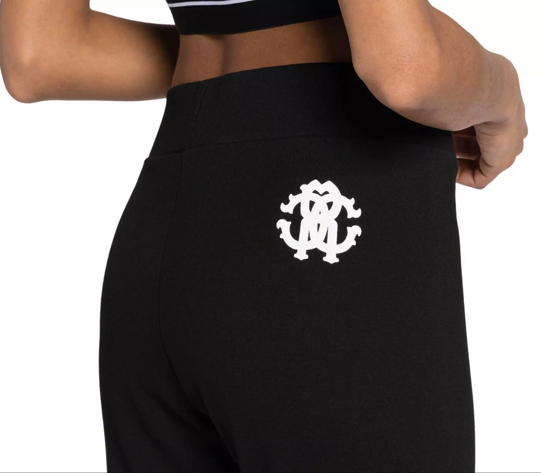roberto cavalli Leggings Firenze Damen Jeggings Gummiband Sport Hose Für Sport, Reisen, Freizeit oder als stilvolle Streetwear