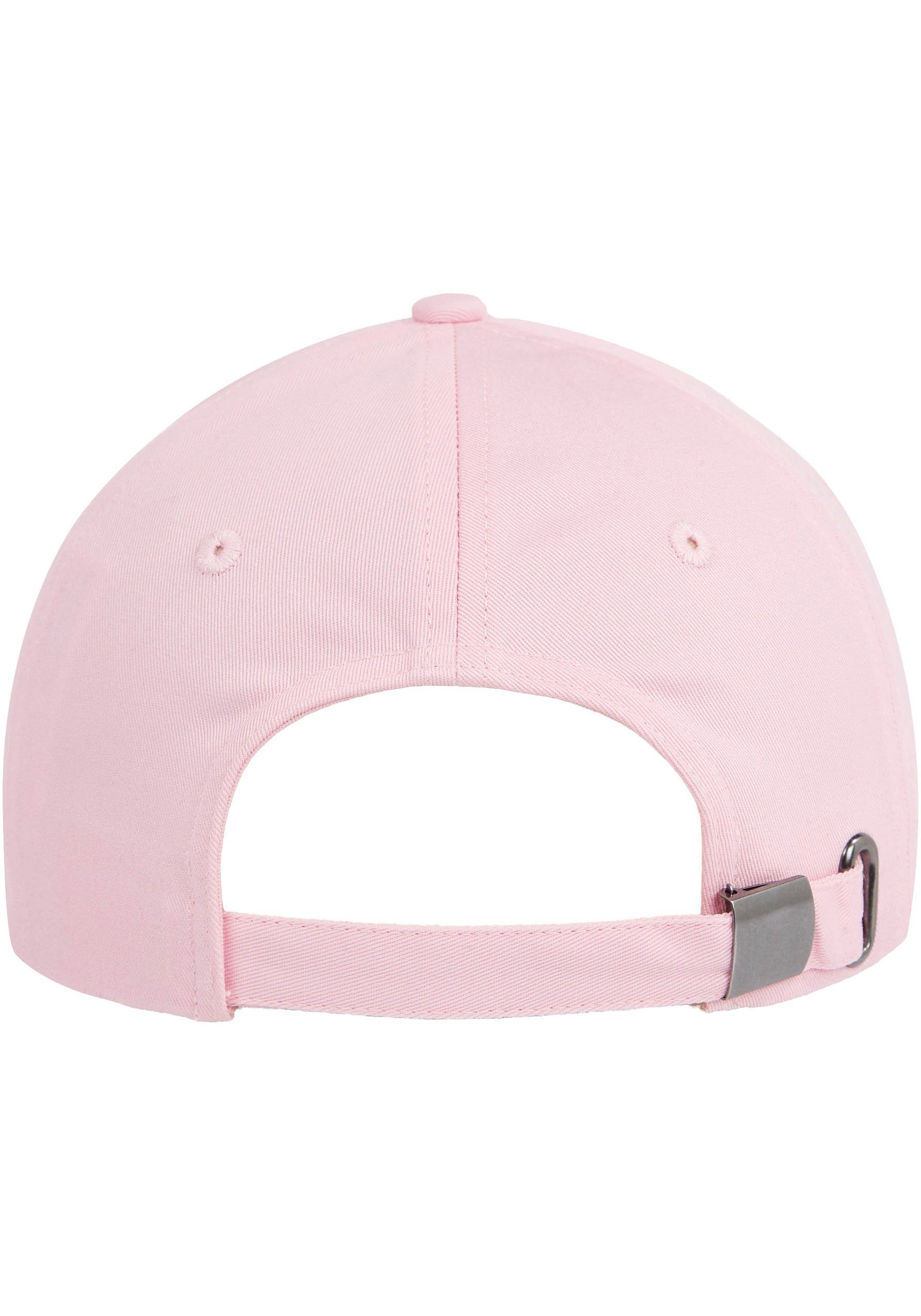 Baseball Cap mit Tommy Hilfiger Leder-Badge rosa