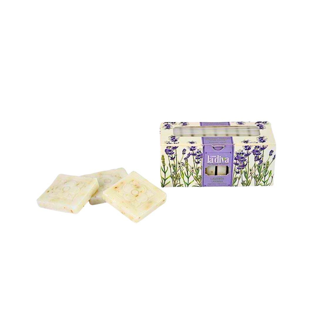 Handseife Hotelseife Lavendel mini Seife 10x22,5 g, 10-tlg., mit Peelingeffekt