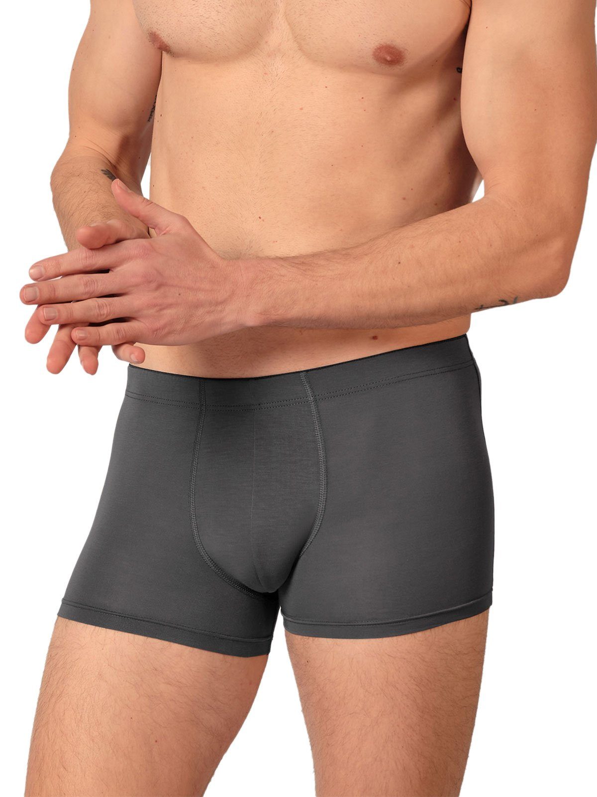 HUBER Retro Pants Herren Pant hautnah Soft Modal (Stück, 1-St) nachhaltig