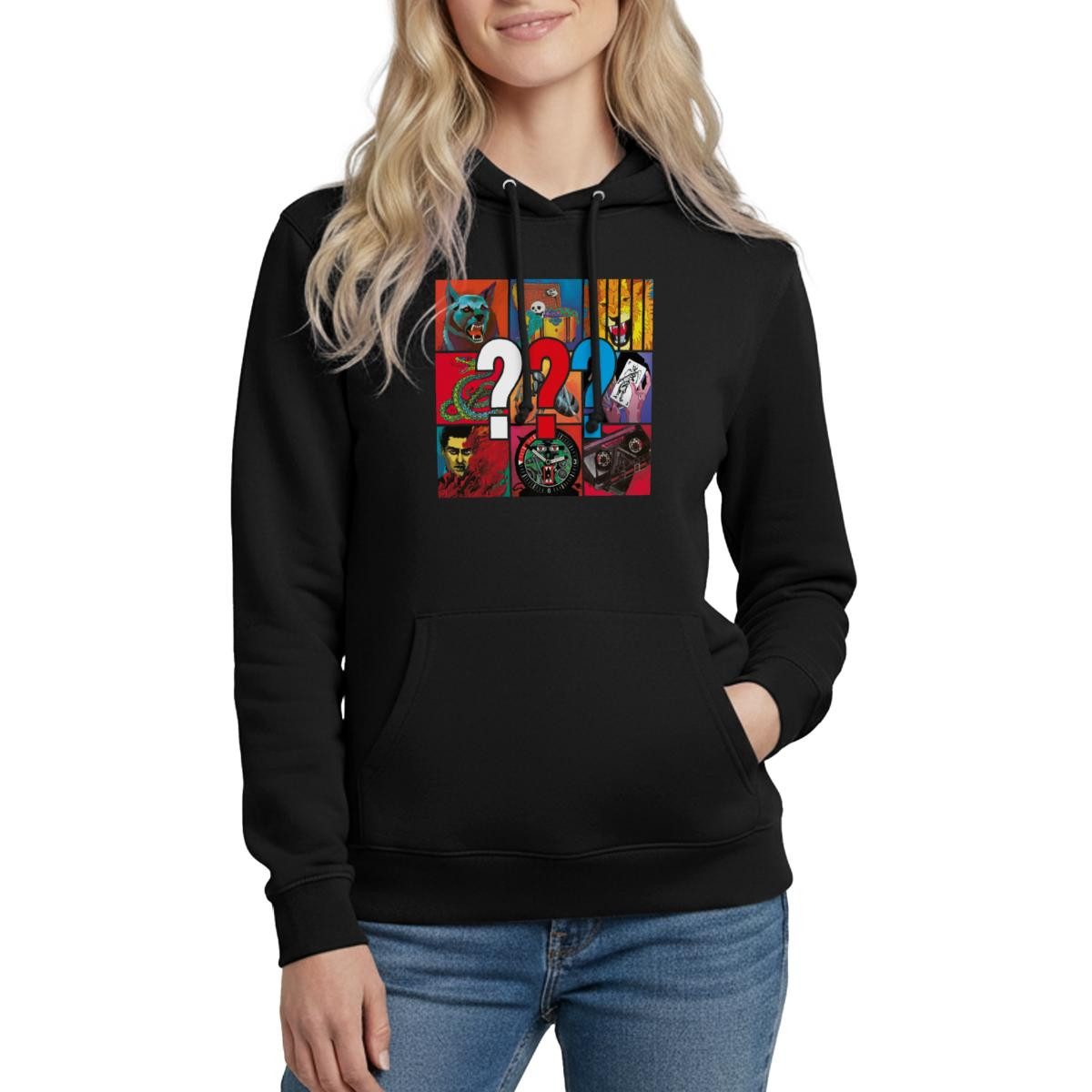 Hoodie Die Drei Fragezeichen Covermotive Damen Hoodie