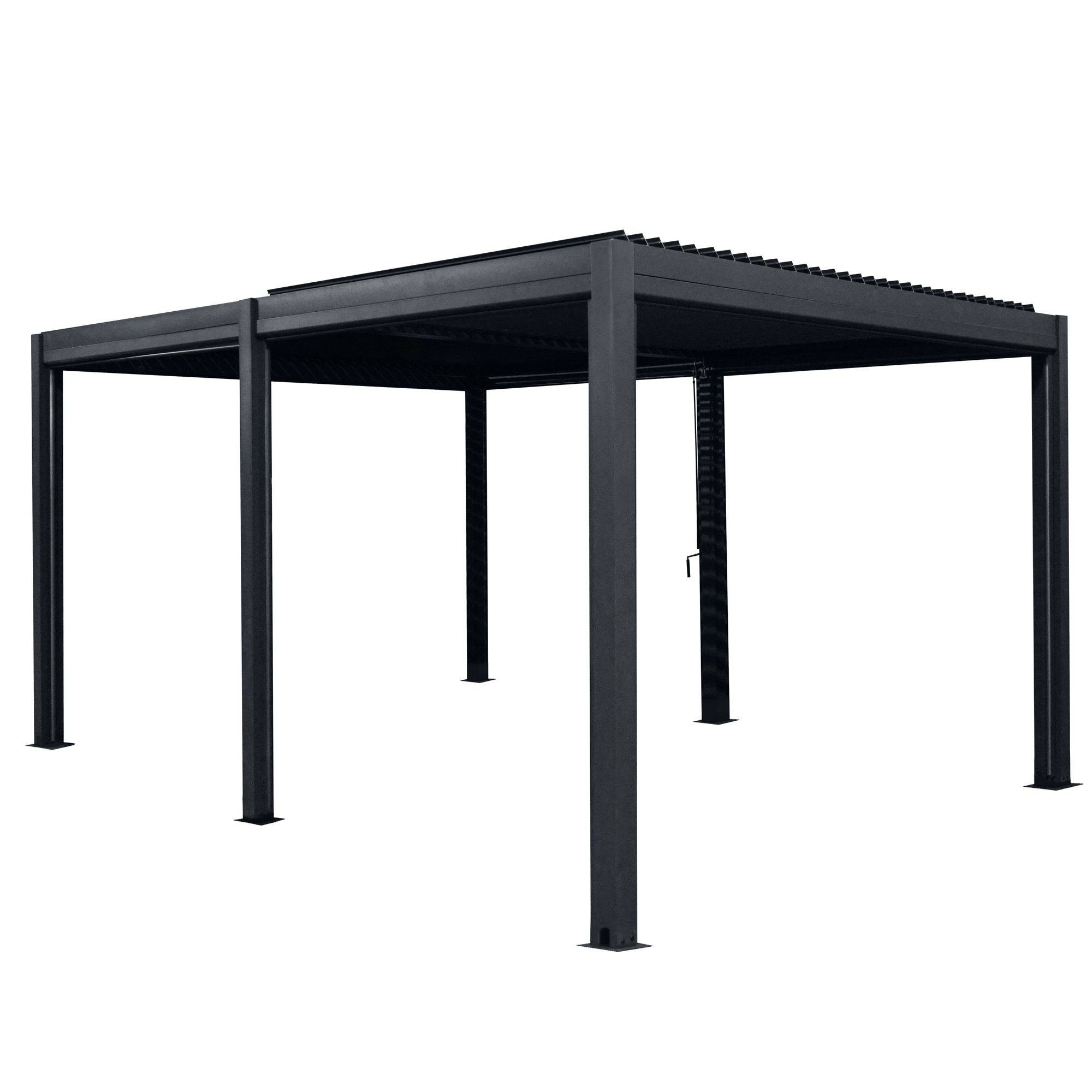 osoltus Anbaudach osoltus Bioclimatic Lamellen-Pavillon Pergola Lamellendach 4x3m