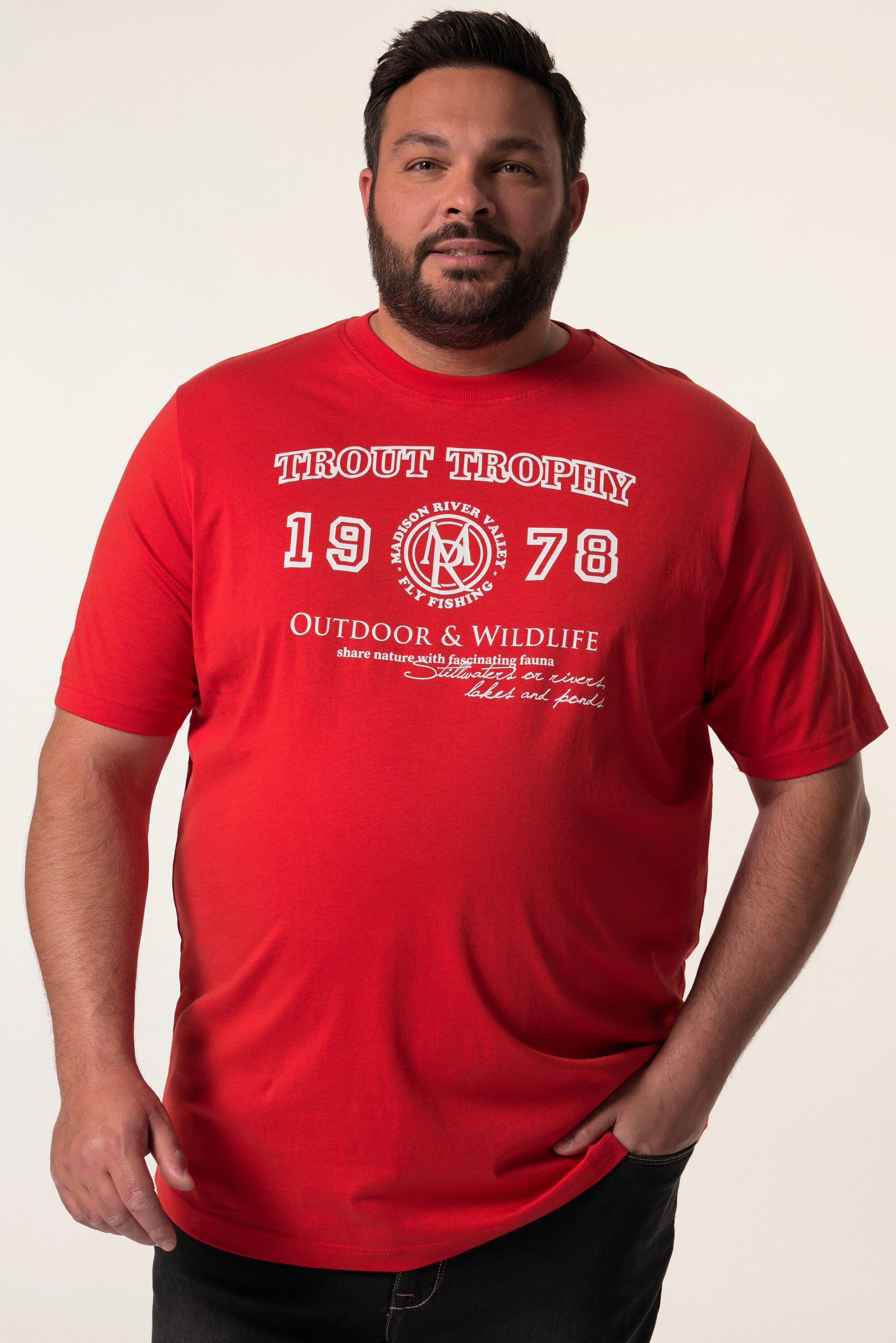 Men Plus T-Shirt Men+ T-Shirt Halbarm günstig online kaufen